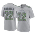 Tocy S.Seahawks #22 Rashid Shaheed Player Gray Atmosphere Fashion Home Game Stitched Jerseys