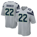 Tocy S.Seahawks #22 Rashid Shaheed Player Gray Home Game Stitched Jerseys