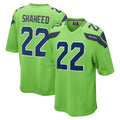 Tocy S.Seahawks #22 Rashid Shaheed Player Green Home Game Stitched Jerseys