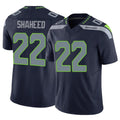 Tocy S.Seahawks #22 Rashid Shaheed Player Navy Limited Vapor F.U.S.E. Home Game Stitched Jerseys
