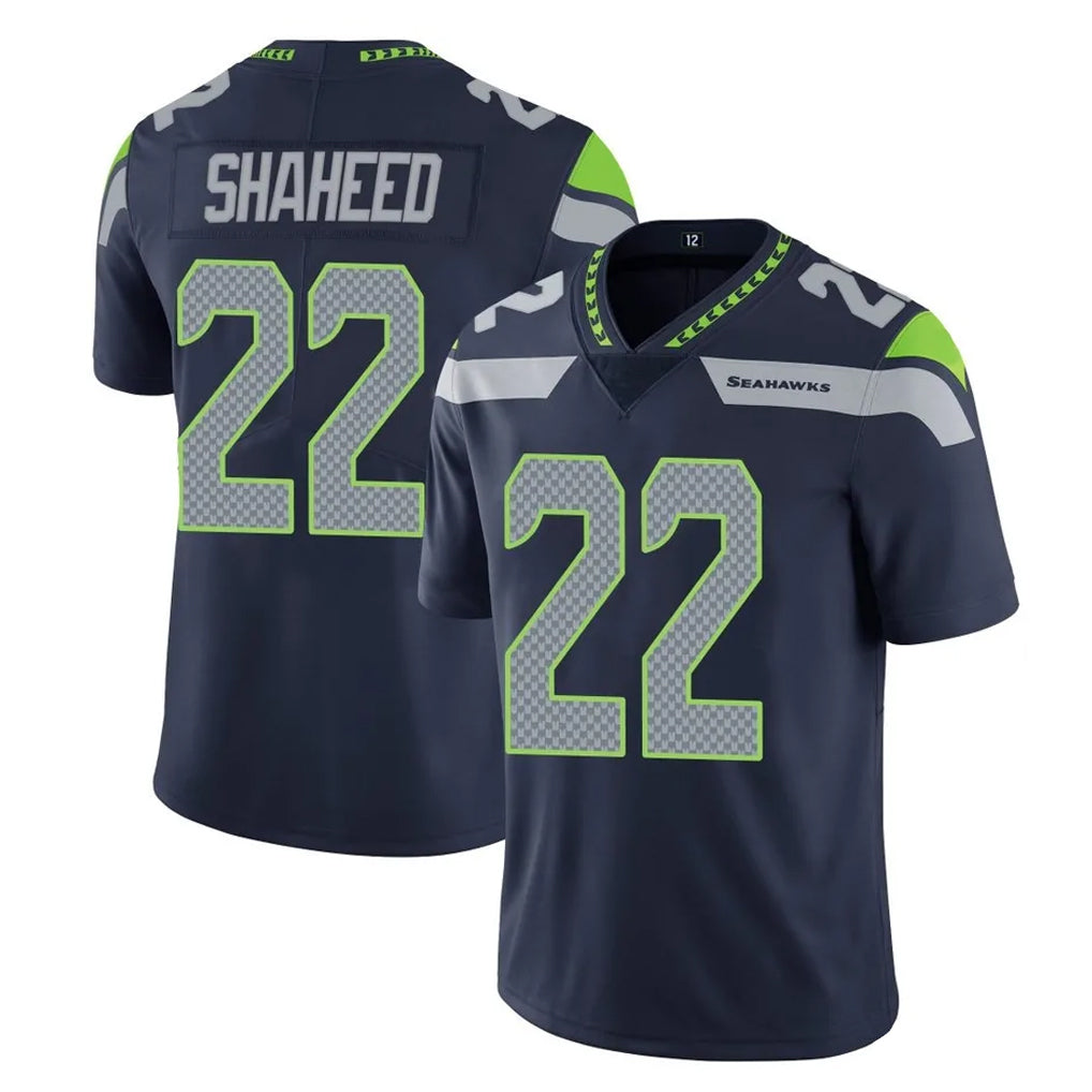 Tocy S.Seahawks #22 Rashid Shaheed Player Navy Limited Vapor Untouchable Home Game Stitched Jerseys