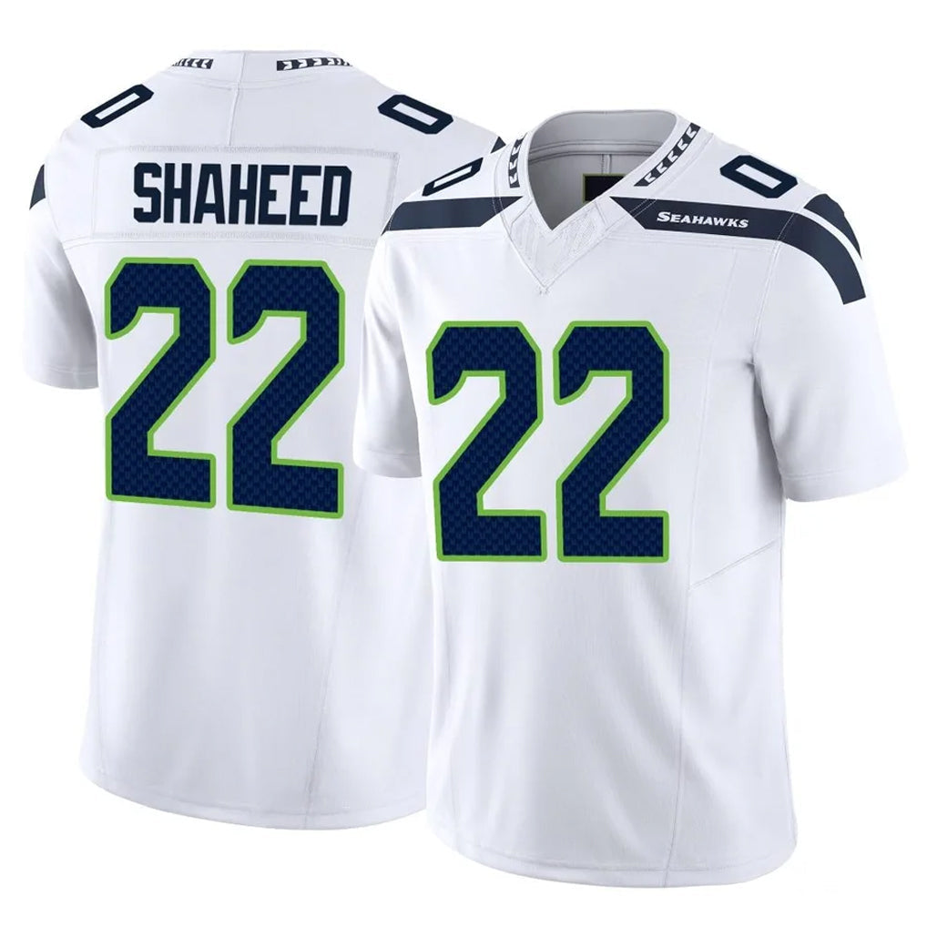 Tocy S.Seahawks #22 Rashid Shaheed Player White Limited Vapor F.U.S.E. Home Game Stitched Jerseys