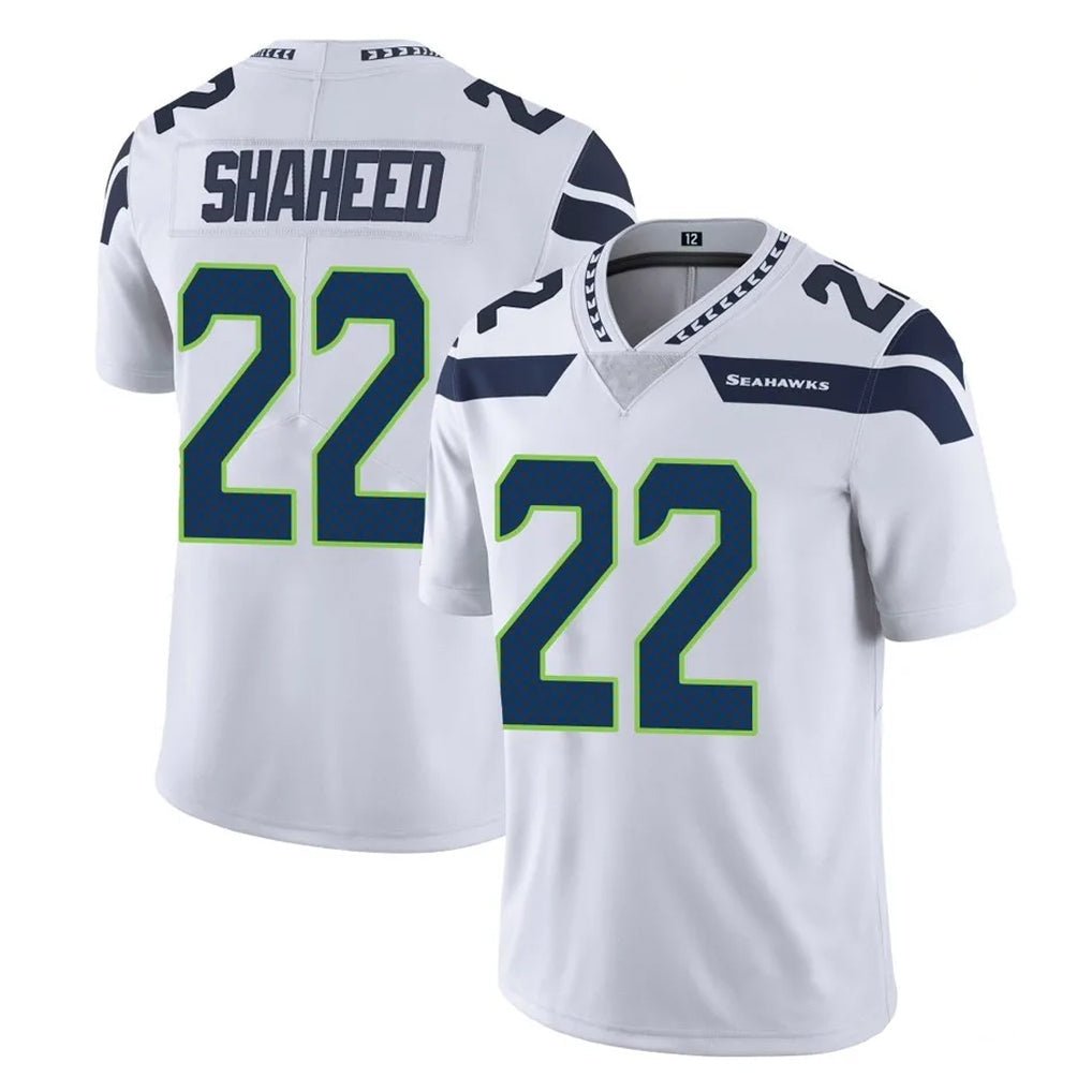 Tocy S.Seahawks #22 Rashid Shaheed Player White Limited Vapor Untouchable Home Game Stitched Jerseys