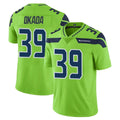 Tocy S.Seahawks #39 Ty Okada Player Green Limited Color Rush Home Game Stitched Jerseys