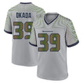 Tocy S.Seahawks #39 Ty Okada Player Grey 2025 Rivalries Collection Home Game Stitched Jerseys