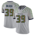 Tocy S.Seahawks #39 Ty Okada Player Grey Limited 2025 Rivalries Collection Home Game Stitched Jerseys