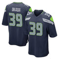 Tocy S.Seahawks #39 Ty Okada Player Navy Home Game Stitched Jerseys