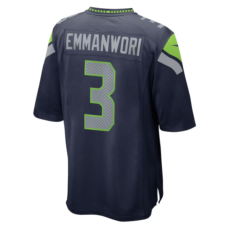tocy S.Seahawks #3 Nick Emmanwori Player Navy Home Game Football Jersey