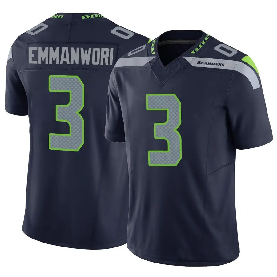tocy S.Seahawks #3 Nick Emmanwori Player Navy Vapor F.U.S.E. Limited Football Jerseys