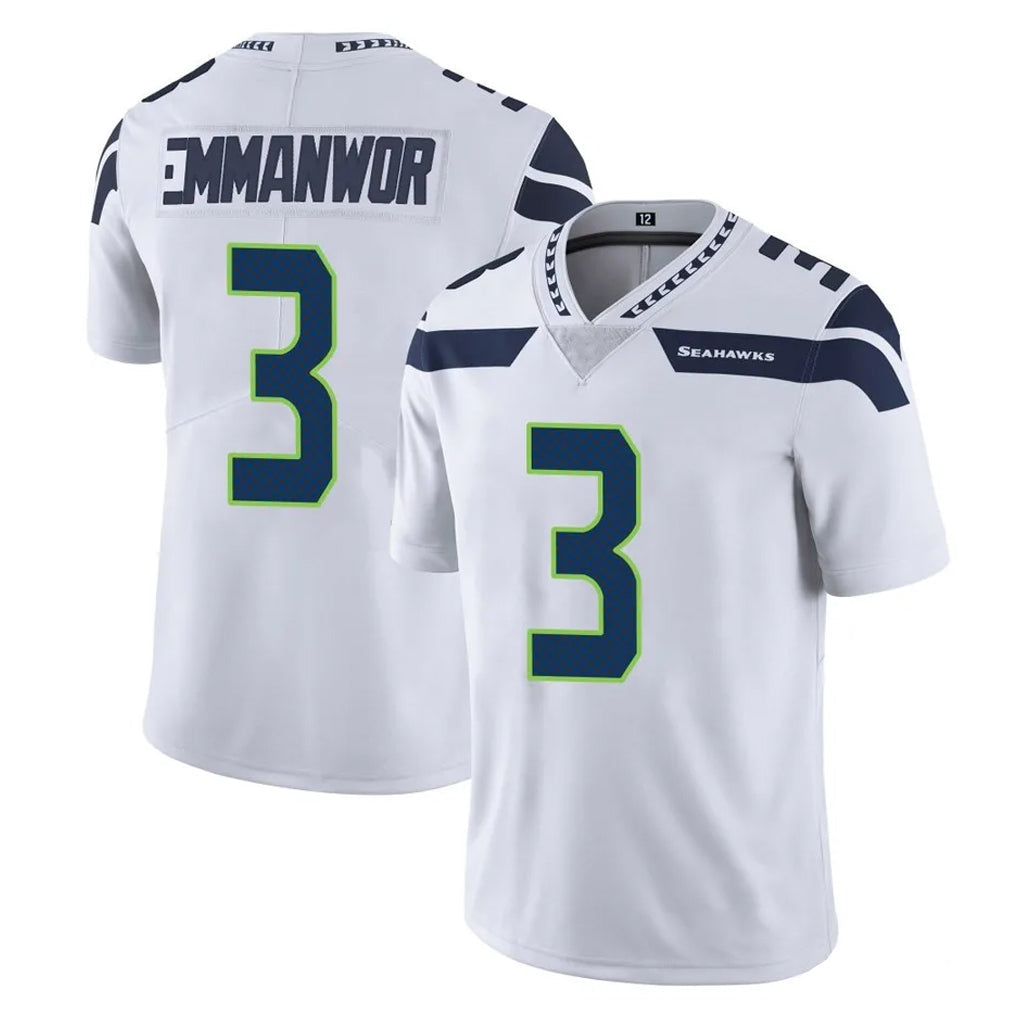 Tocy S.Seahawks #3 Nick Emmanwori Player White Limited Vapor Untouchable Home Game Stitched Jerseys