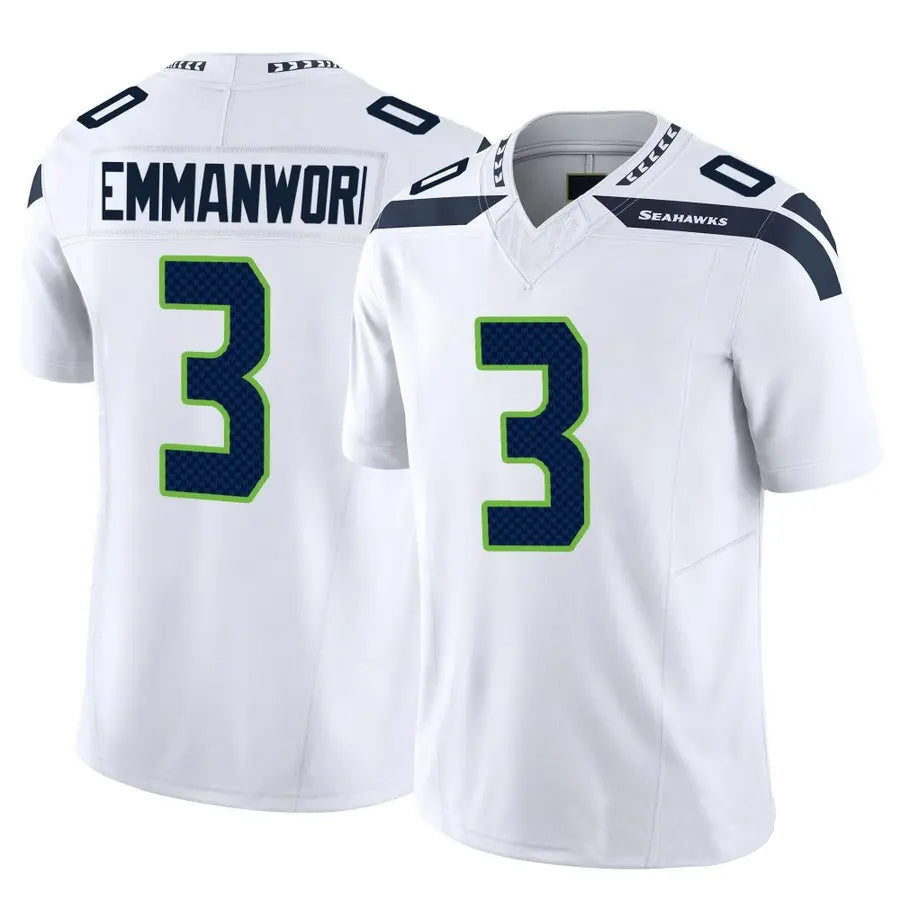 tocy S.Seahawks #3 Nick Emmanwori Player White Vapor F.U.S.E. Limited Football Jerseys