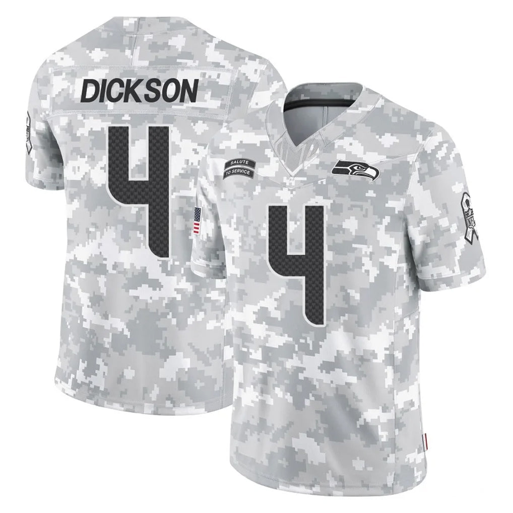 Tocy S.Seahawks #4 Michael Dickson Player Arctic Camo Limited Salute To Service Home Game Stitched Jerseys