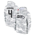 Tocy S.Seahawks #4 Michael Dickson Player Arctic Camo Limited Salute to Service Pullover Hoodies Game Stitched Jerseys