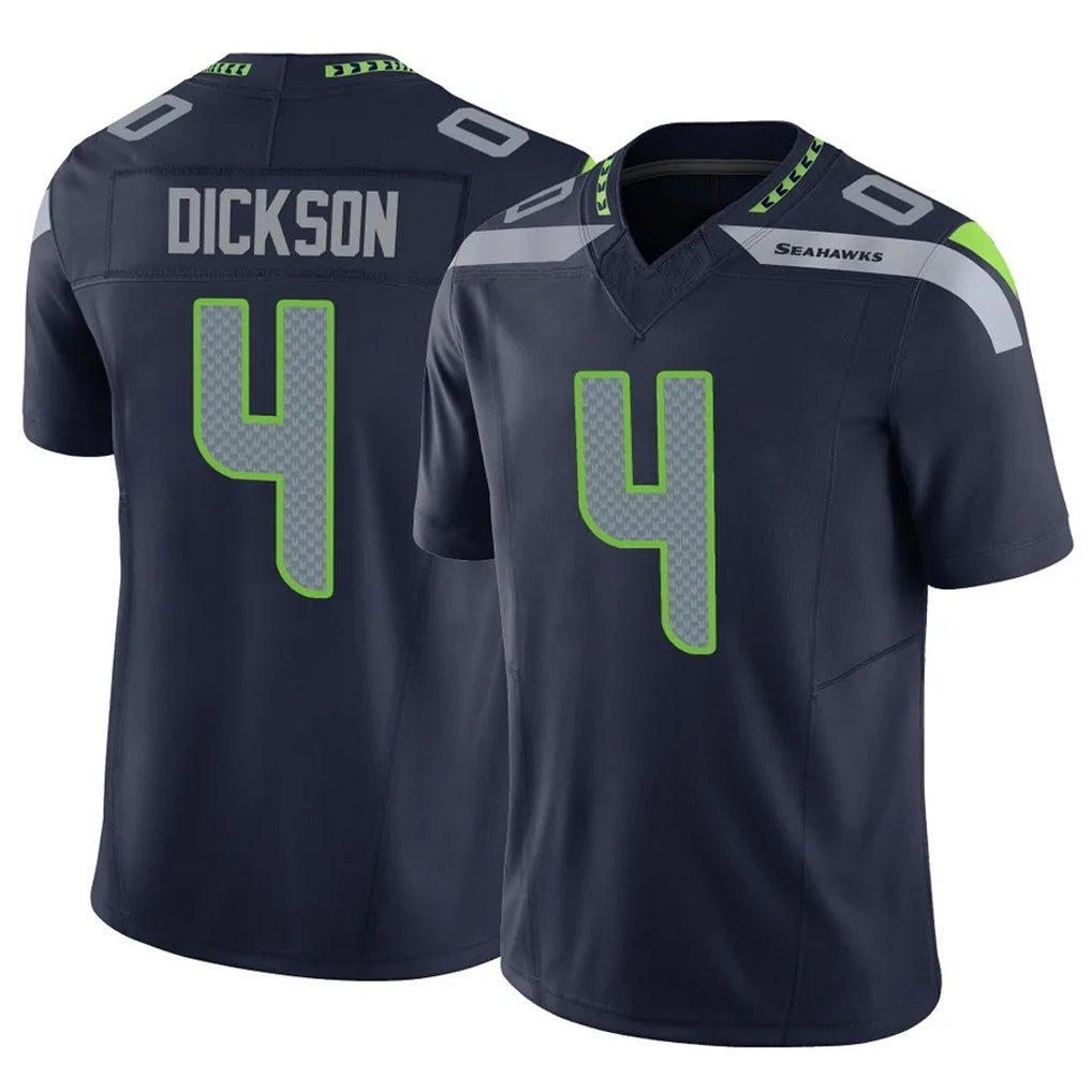 Tocy S.Seahawks #4 Michael Dickson Player Navy Limited Vapor F.U.S.E. Home Game Stitched Jerseys