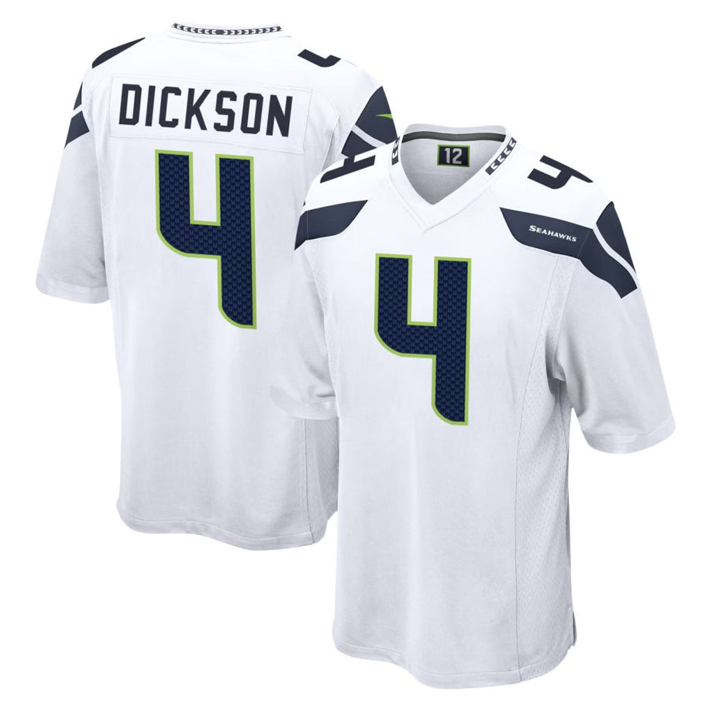 Tocy S.Seahawks #4 Michael Dickson Player White Home Game Stitched Jerseys
