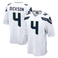 Tocy S.Seahawks #4 Michael Dickson Player White Home Game Stitched Jerseys