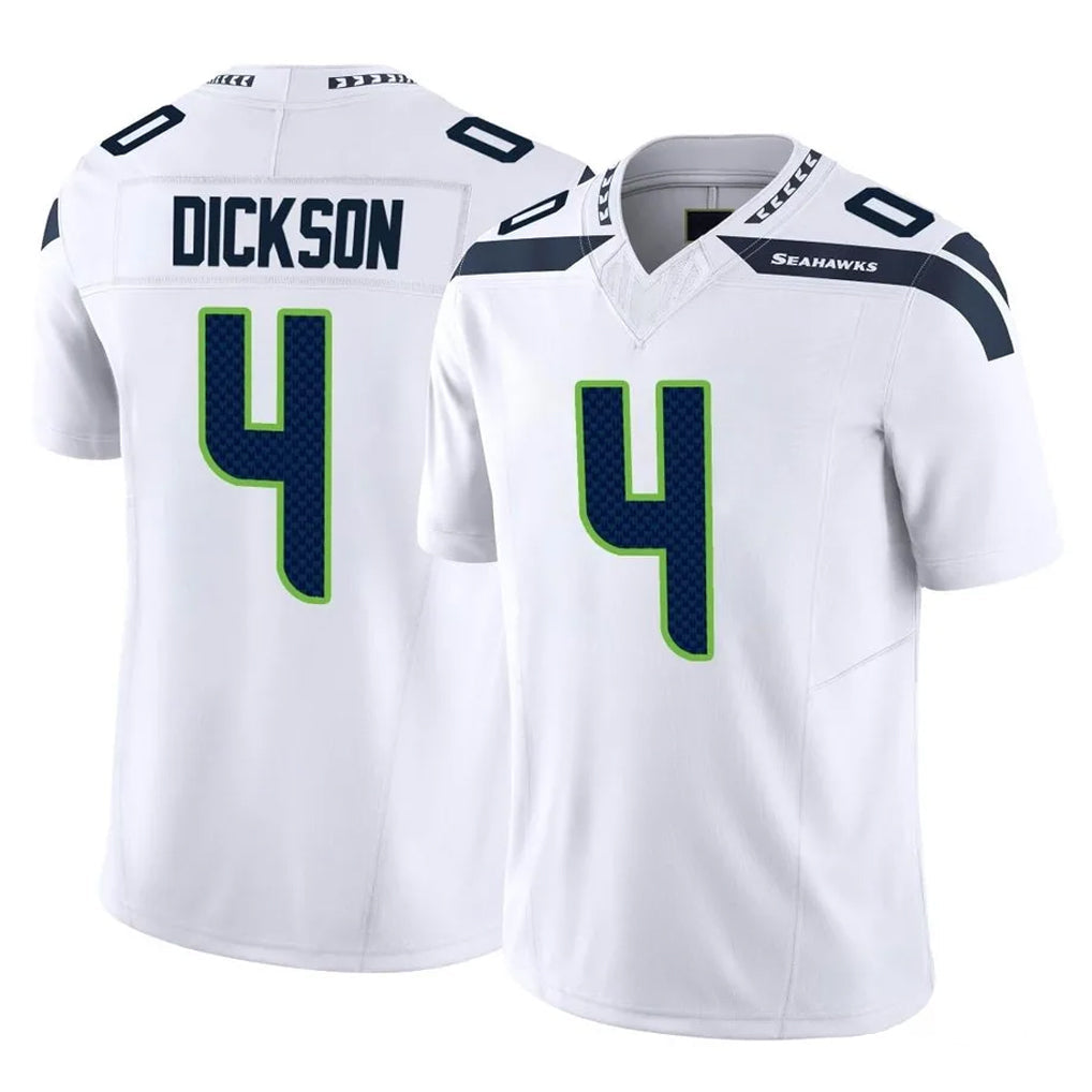 Tocy S.Seahawks #4 Michael Dickson Player White Limited Vapor F.U.S.E. Home Game Stitched Jerseys