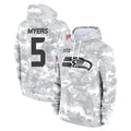 Tocy S.Seahawks #5 Jason Myers Player Arctic Camo Limited Salute to Service Pullover Hoodies Game Stitched Jerseys
