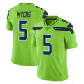 Tocy S.Seahawks #5 Jason Myers Player Green Limited Color Rush Home Game Stitched Jerseys