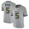 Tocy S.Seahawks #5 Jason Myers Player Grey Limited 2025 Rivalries Collection Home Game Stitched Jerseys