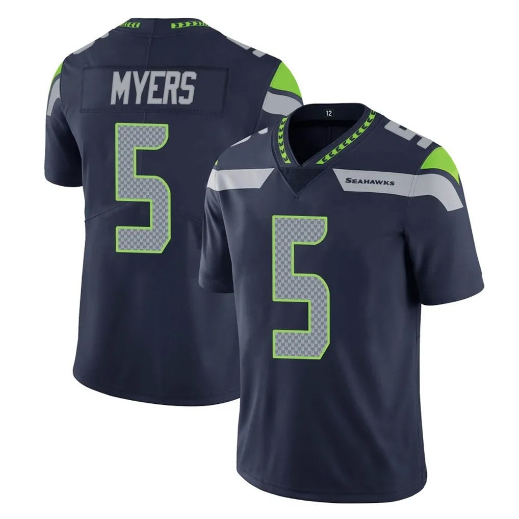 Tocy S.Seahawks #5 Jason Myers Player Navy Limited Vapor Untouchable Home Game Stitched Jerseys