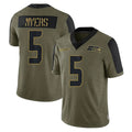 Tocy S.Seahawks #5 Jason Myers Player Olive Salute To Service Limited Game Stitched Jerseys