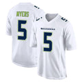Tocy S.Seahawks #5 Jason Myers Player White Tundra Fashion Home Game Stitched Jerseys