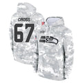 Tocy S.Seahawks #67 Charles Cross Player Arctic Camo Limited Salute to Service Pullover Hoodies Game Stitched Jerseys