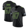 Tocy S.Seahawks #67 Charles Cross Player Black Impact Limited Home Game Stitched Jerseys