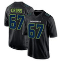 Tocy S.Seahawks #67 Charles Cross Player Black Limited Fashion Home Game Stitched Jerseys