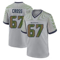 Tocy S.Seahawks #67 Charles Cross Player Grey 2025 Rivalries Collection Home Game Stitched Jerseys