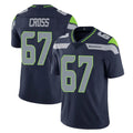 Tocy S.Seahawks #67 Charles Cross Player Navy Limited Vapor Untouchable Home Game Stitched Jerseys