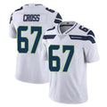 Tocy S.Seahawks #67 Charles Cross Player White Limited Vapor Untouchable Home Game Stitched Jerseys