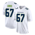 Tocy S.Seahawks #67 Charles Cross Player White Tundra Fashion Home Game Stitched Jerseys