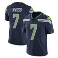 Tocy S.Seahawks #7 Uchenna Nwosu Player Navy Limited Vapor Untouchable Home Game Stitched Jerseys
