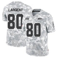 tocy S.Seahawks #80 Steve Largent Player Arctic Camo Salute to Service Limited Stitched Jerseys