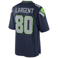 tocy S.Seahawks #80 Steve Largent Player Navy Home Game Stitched Jerseys