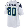 tocy S.Seahawks #80 Steve Largent Player White Home Game Stitched Jerseys