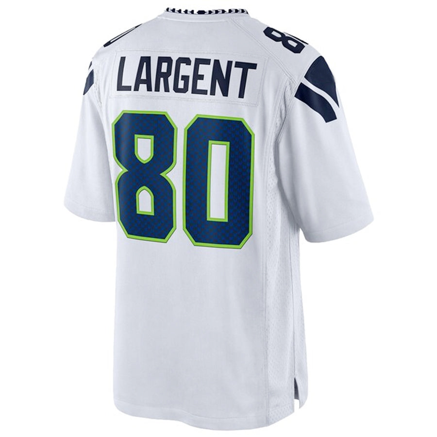 tocy S.Seahawks #80 Steve Largent Player White Home Game Stitched Jerseys