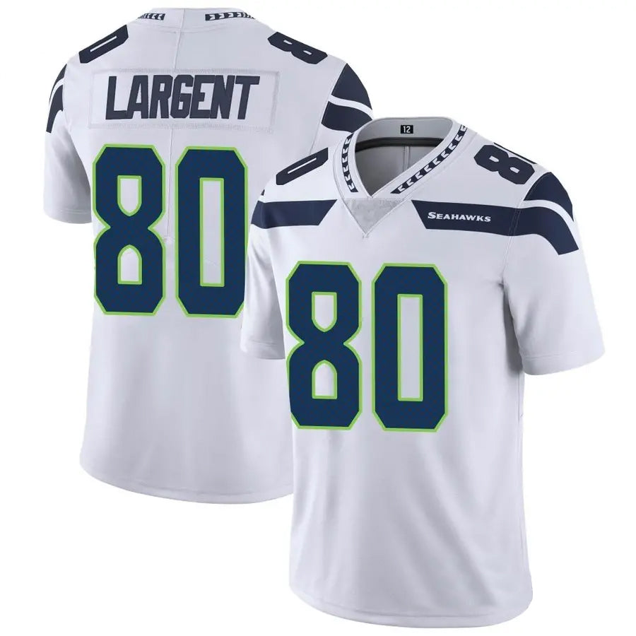 tocy S.Seahawks #80 Steve Largent Player White Vapor Limited Stitched Jerseys