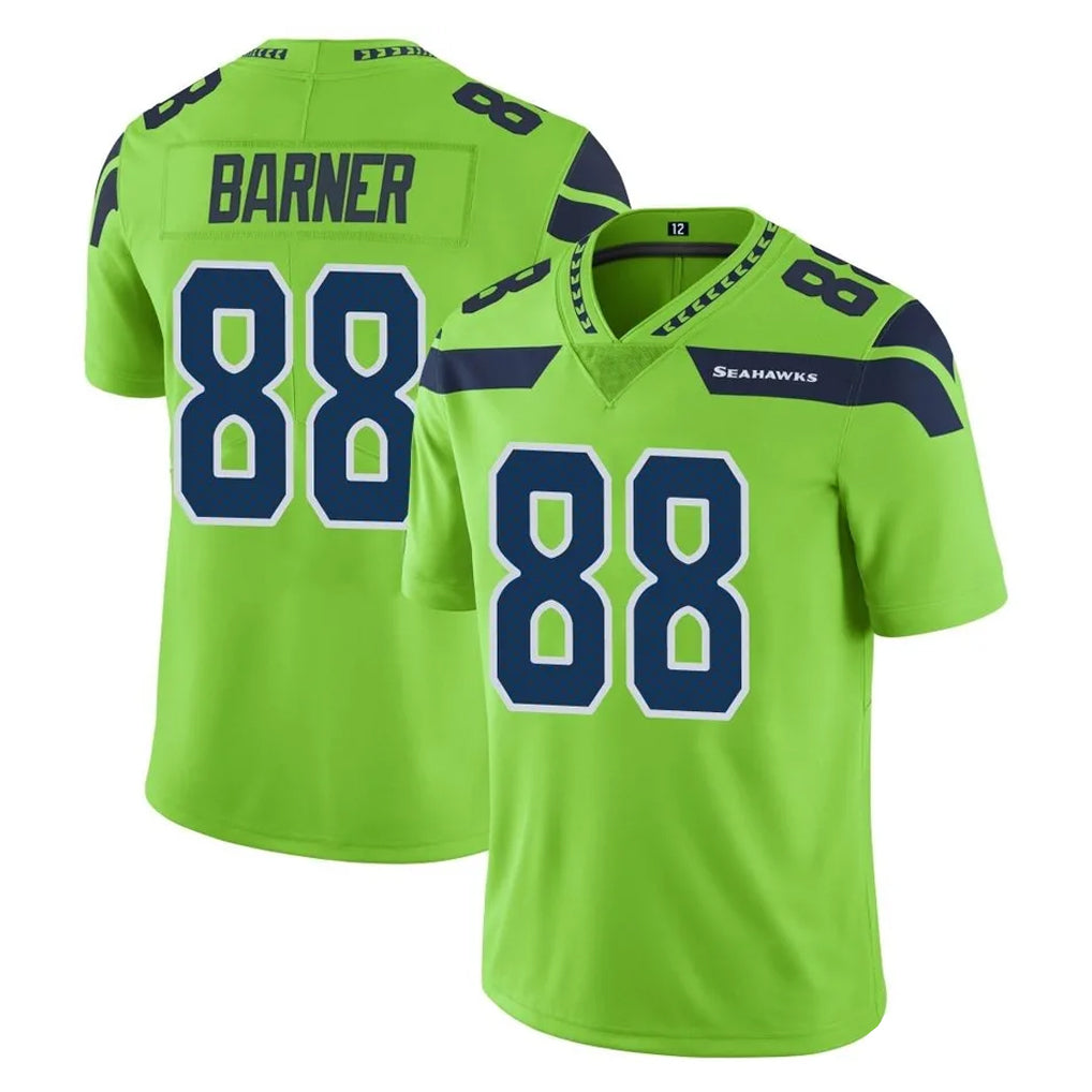 Tocy S.Seahawks #88 AJ Barner Player Green Limited Color Rush Home Game Stitched Jerseys