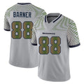 Tocy S.Seahawks #88 AJ Barner Player Grey Limited 2025 Rivalries Collection Home Game Stitched Jerseys