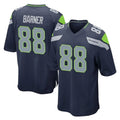 Tocy S.Seahawks #88 AJ Barner Player Navy Home Game Stitched Jerseys