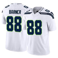 Tocy S.Seahawks #88 AJ Barner Player White Limited Vapor F.U.S.E. Home Game Stitched Jerseys
