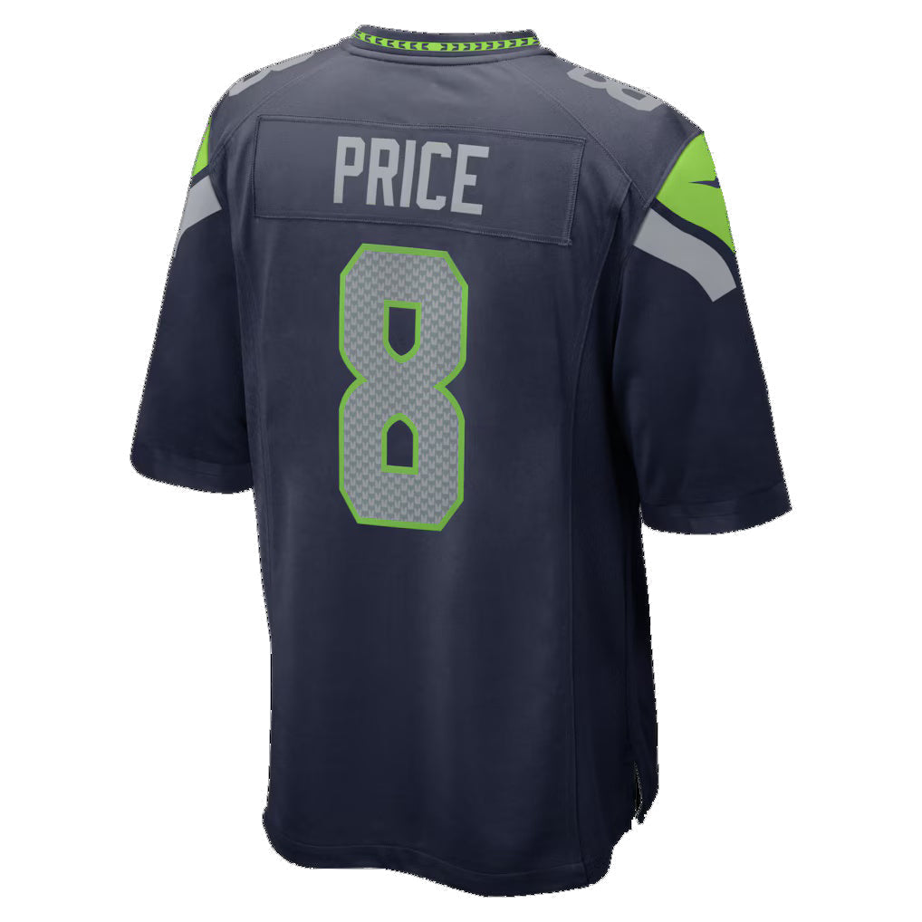 tocy S.Seahawks #8 Jadarian Price College Navy 2026 Draft First Round Pick No. 32 Team Game Stitched Jerseys