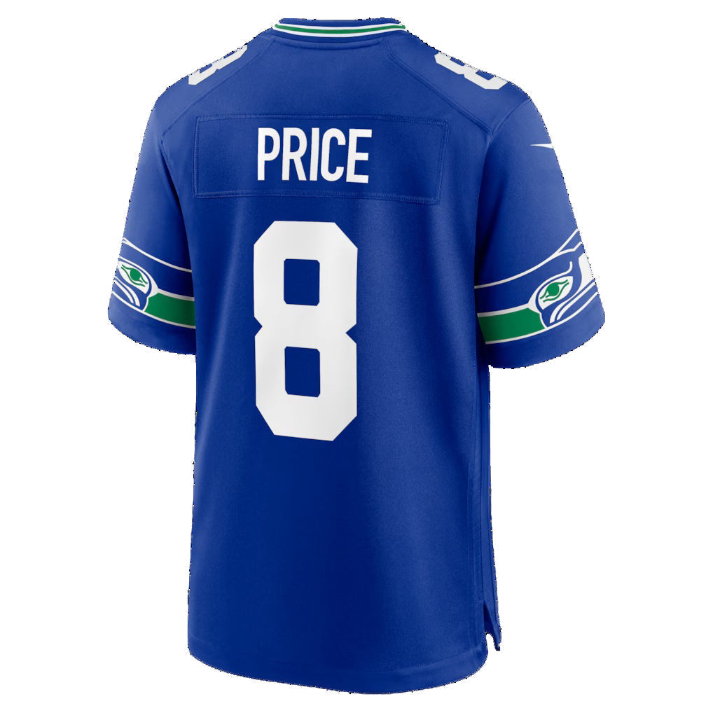 tocy S.Seahawks #8 Jadarian Price Royal Alternate Game Stitched Jerseys