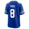 tocy S.Seahawks #8 Jadarian Price Royal Alternate Game Stitched Jerseys