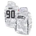 Tocy S.Seahawks #90 Jarran Reed Player Arctic Camo Limited Salute to Service Pullover Hoodies Game Stitched Jerseys