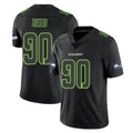 Tocy S.Seahawks #90 Jarran Reed Player Black Impact Limited Home Game Stitched Jerseys