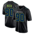 Tocy S.Seahawks #90 Jarran Reed Player Black Limited Fashion Home Game Stitched Jerseys